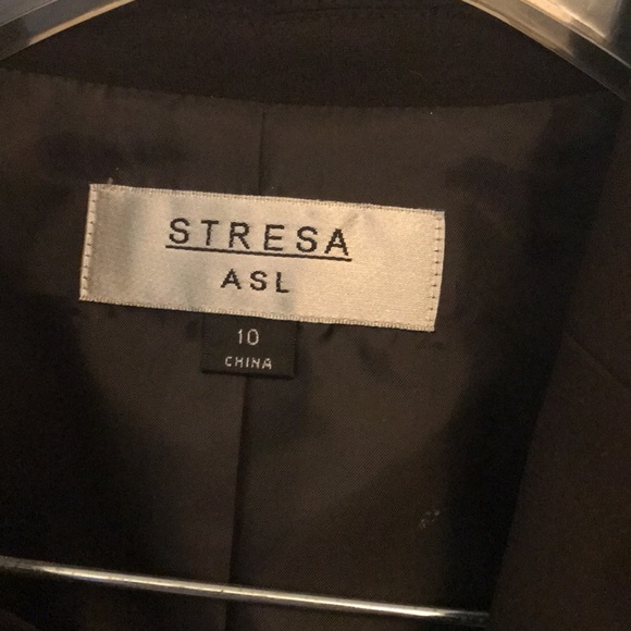 Stresa ASL ladies black skirt suit size 10 - Picture 5 of 14